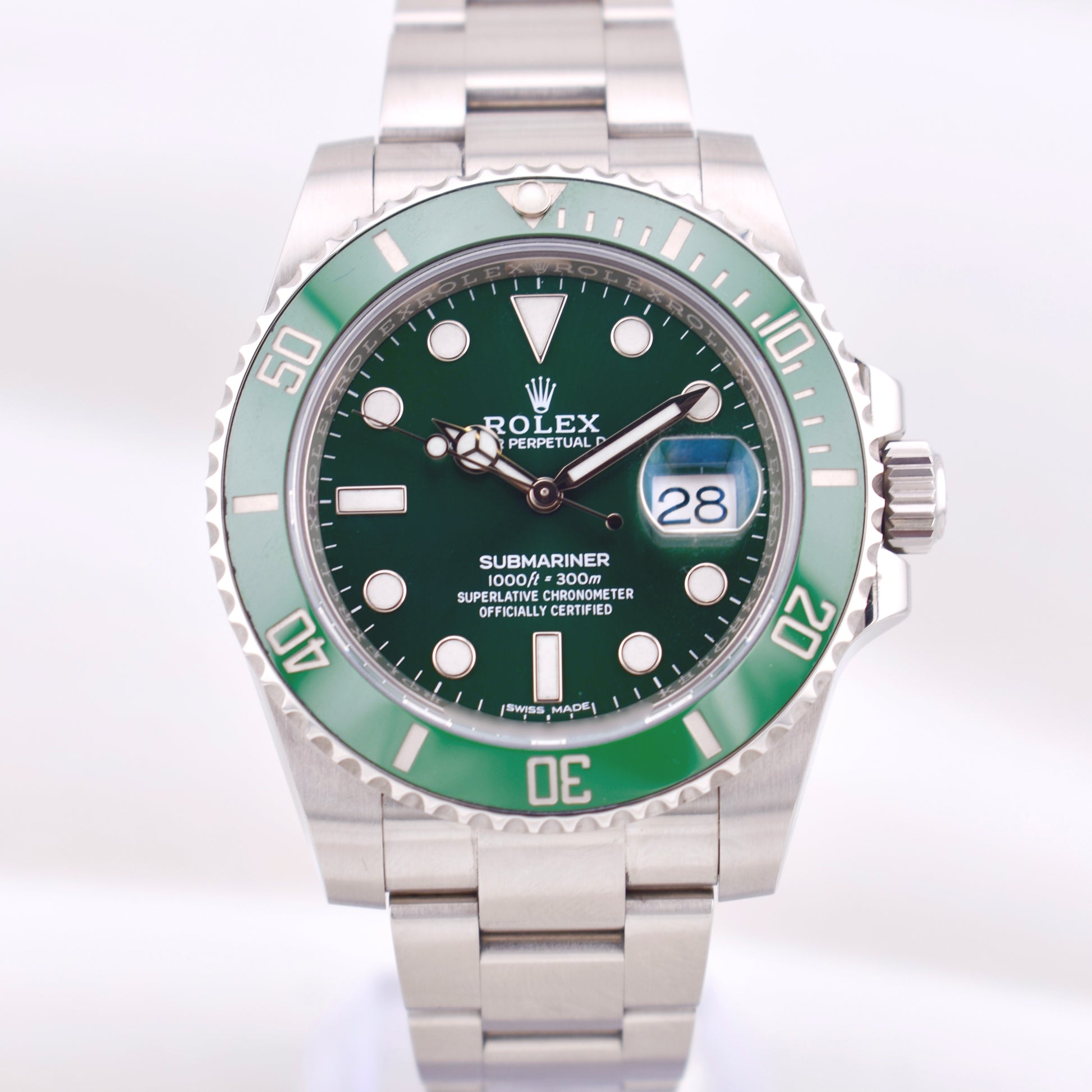 Rolex Submariner Date Hulk 116610LV 2018