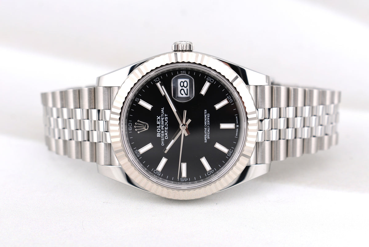 Rolex Datejust 41 Black Index Dial Jubilee Band 126334 2026