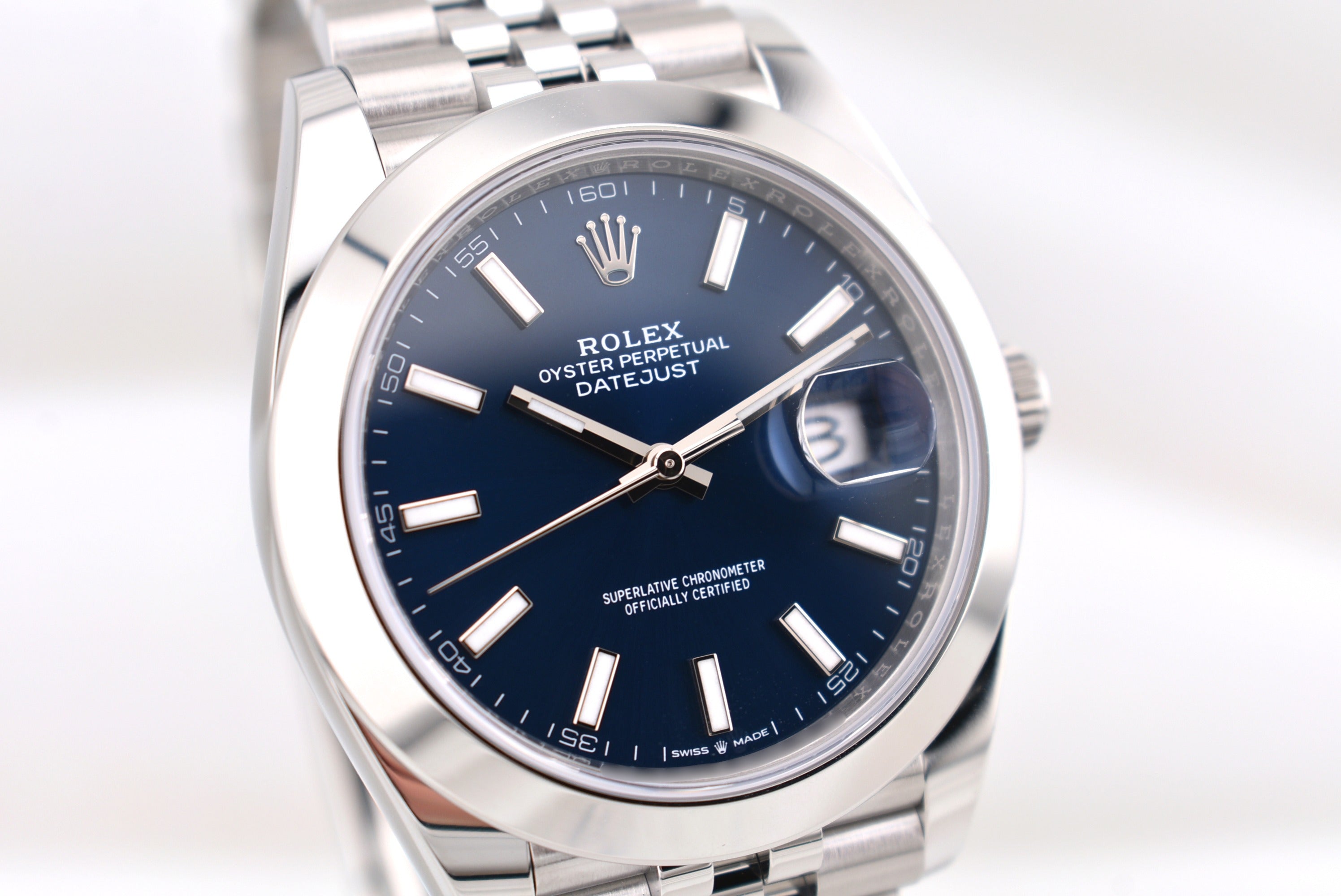 Rolex Datejust 41 Blue Index Dial Jubilee Band 126300 2026