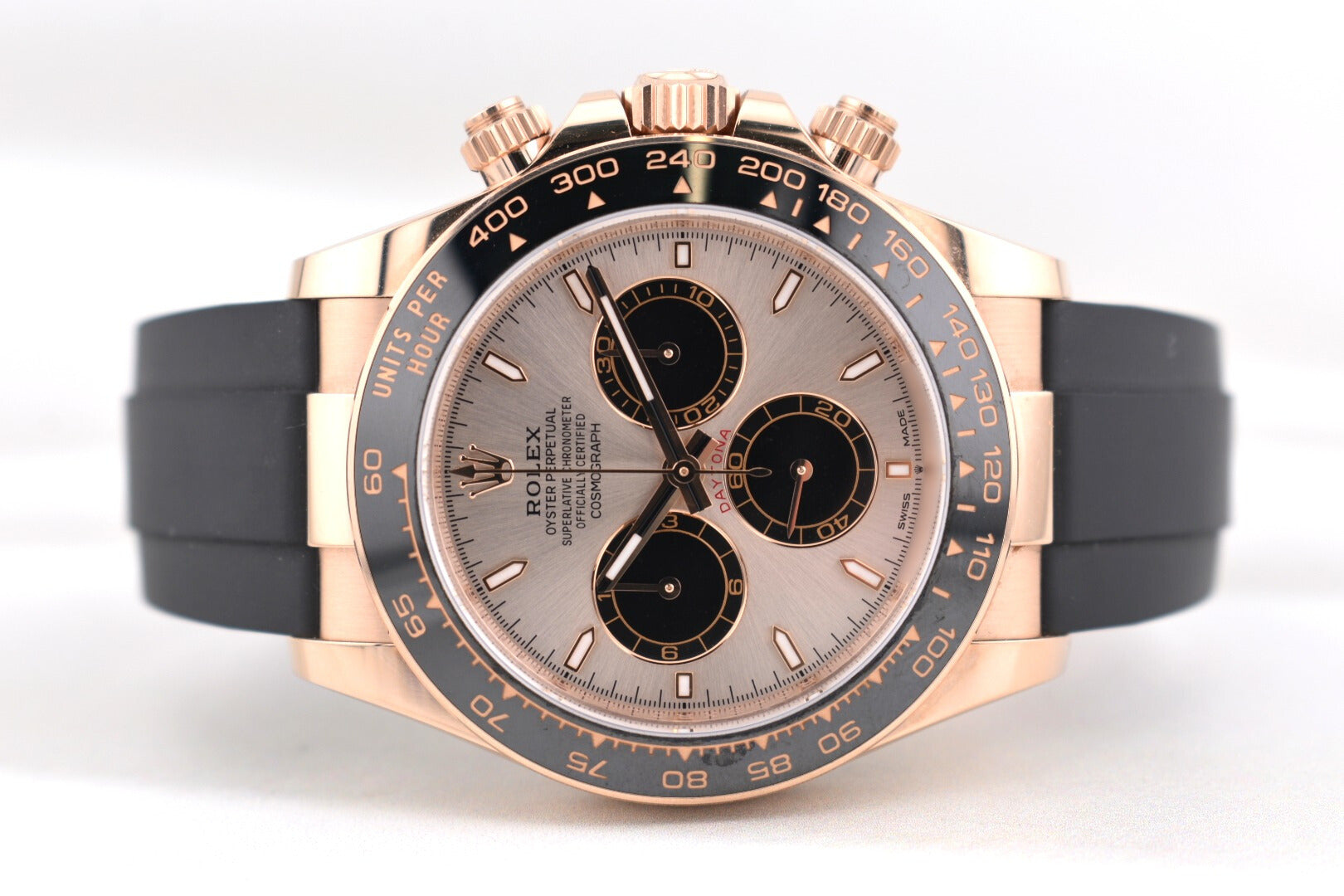 Rolex Daytona Sundust Dial Rose Gold Oysterflex 126515LN 2025